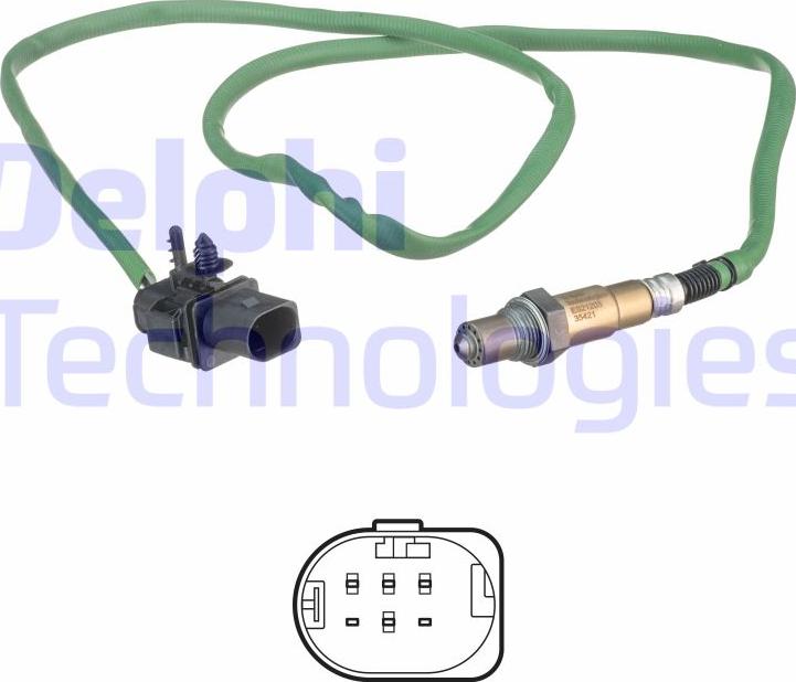 Delphi ES21203-12B1 - SONDA LAMBDA