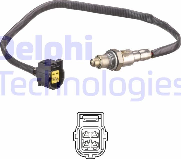 Delphi ES21202-12B1 — Sonda lambda
