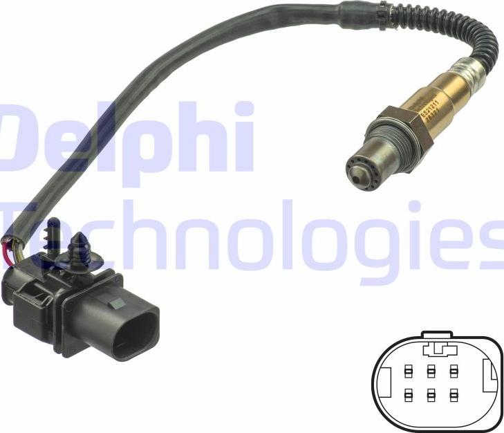 Delphi ES21211-12B1 — Sonda lambda