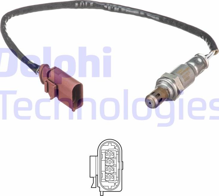 Delphi ES21224-12B1 — Sonda lambda