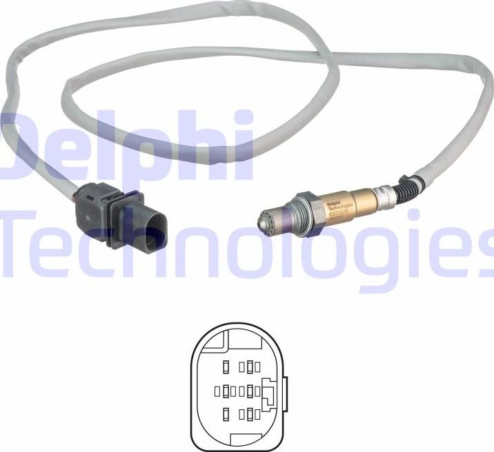 Delphi ES21275-12B1 — Sonda lambda
