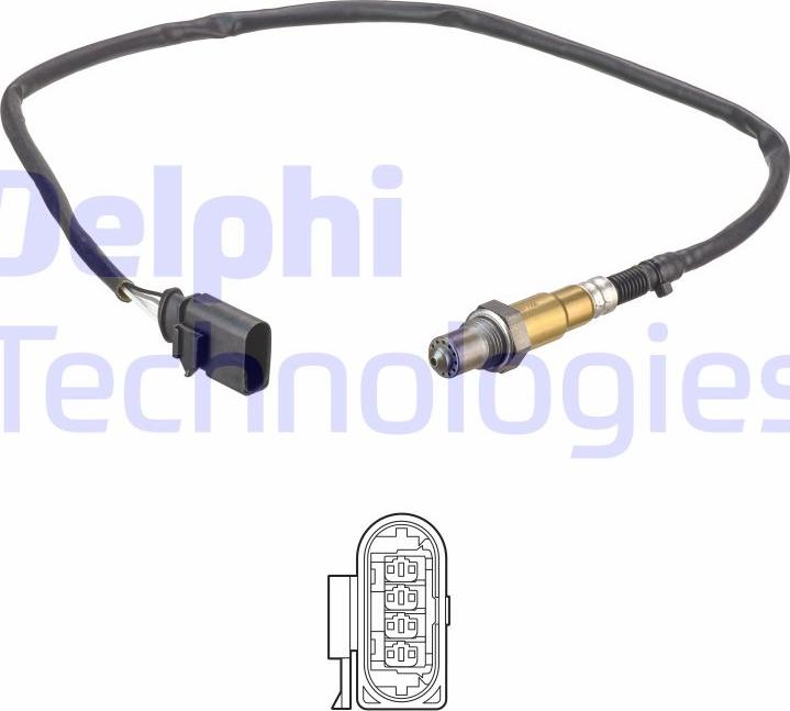 Delphi ES21273-12B1 - Sonda lambda
