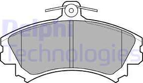 Delphi LP993 - Klocek hamulcowy kpl.