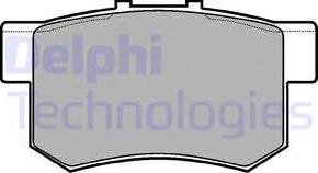 Delphi LP948 — Zestaw klocków hamulcowych, hamulce tarczowe