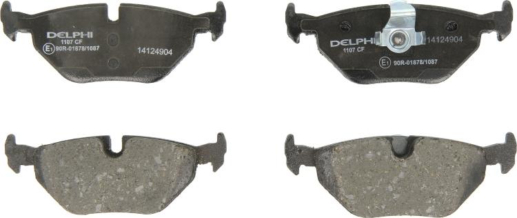 Delphi LP1107 — Zestaw klocków hamulcowych, hamulce tarczowe