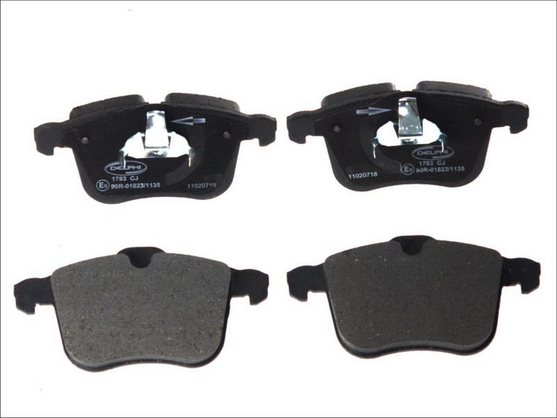 Delphi LP1783 — Zestaw klocków hamulcowych, hamulce tarczowe