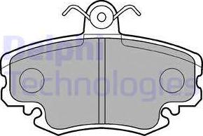 Delphi LP885 - Klocek hamulcowy kpl.
