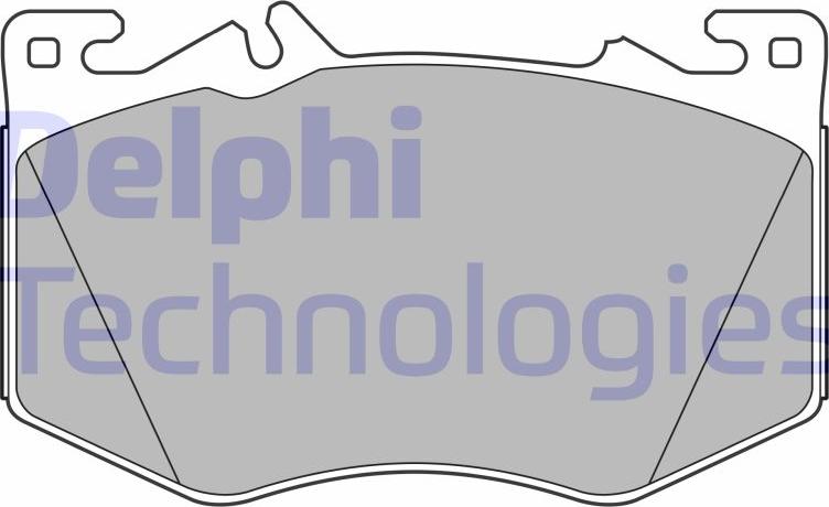Delphi LP3620 — Zestaw klocków hamulcowych, hamulce tarczowe
