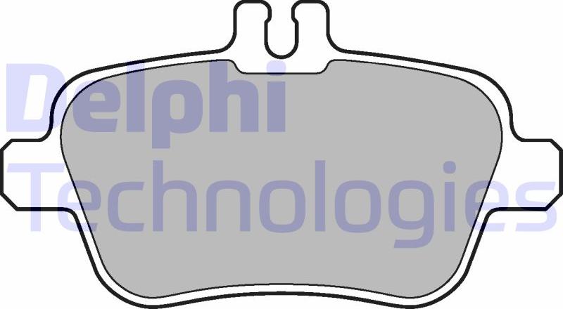 Delphi LP2289 — Zestaw klocków hamulcowych, hamulce tarczowe