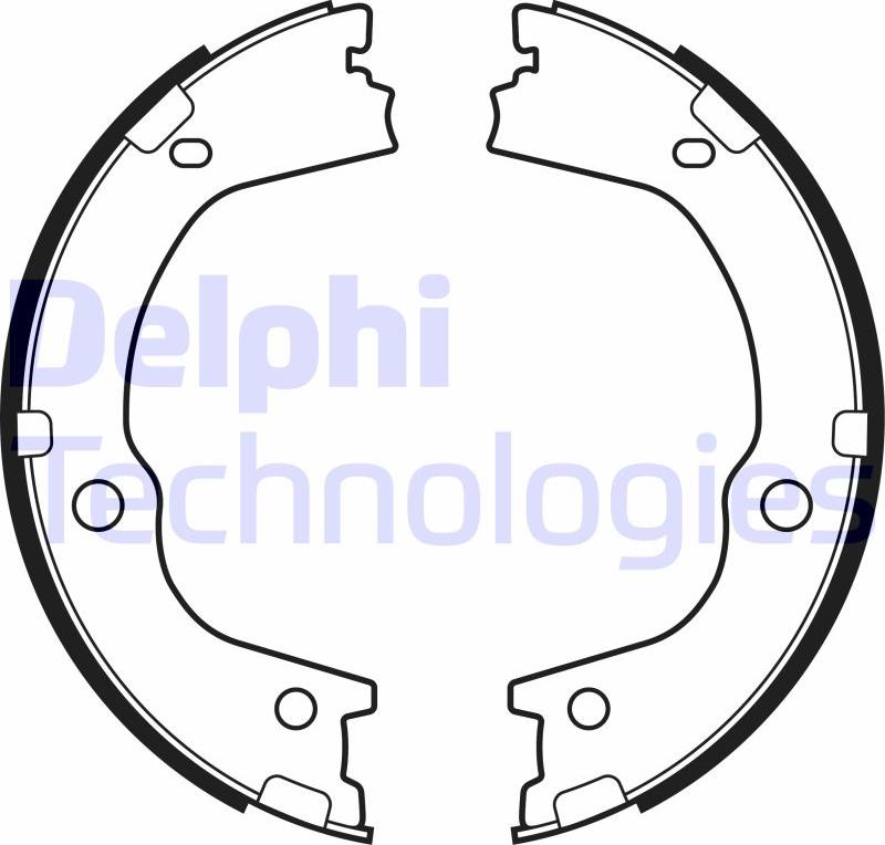 Delphi LS2159 - Szczęka hamulcowa