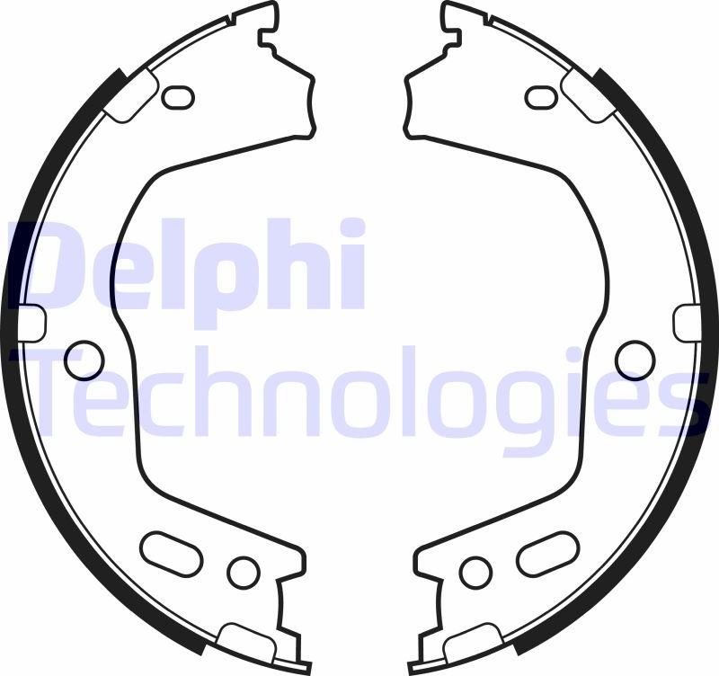 Delphi LS2154 - Szczęka hamulcowa