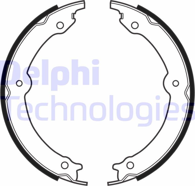 Delphi LS2152 - Szczęka hamulcowa
