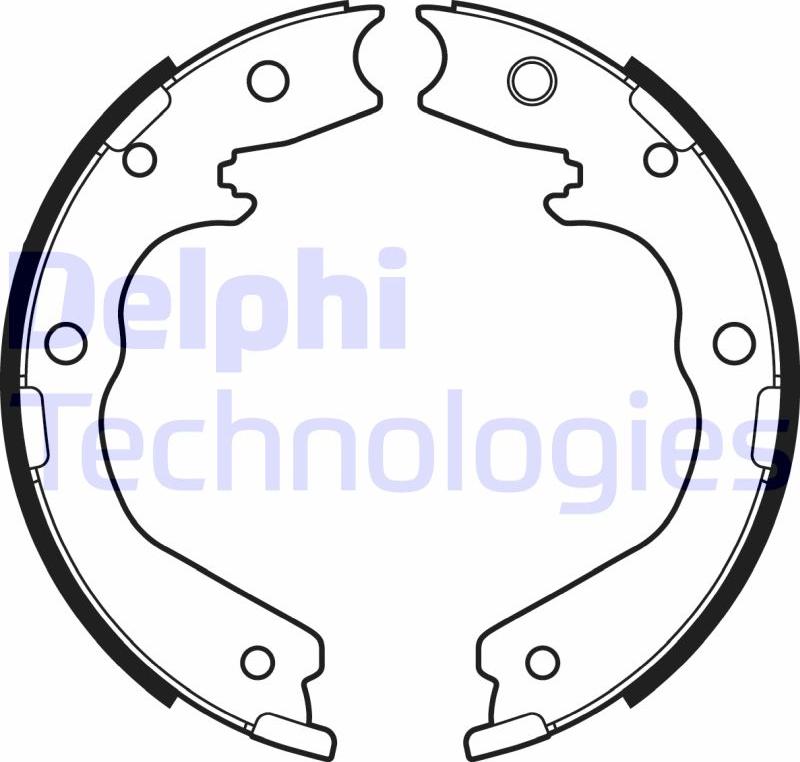 Delphi LS2137 - Szczęka hamulcowa