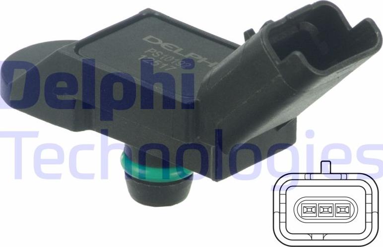 Delphi PS10192 - CZUJNIK CIŚN. POWIETRZA CITROEN C4 GRAND PICASSO