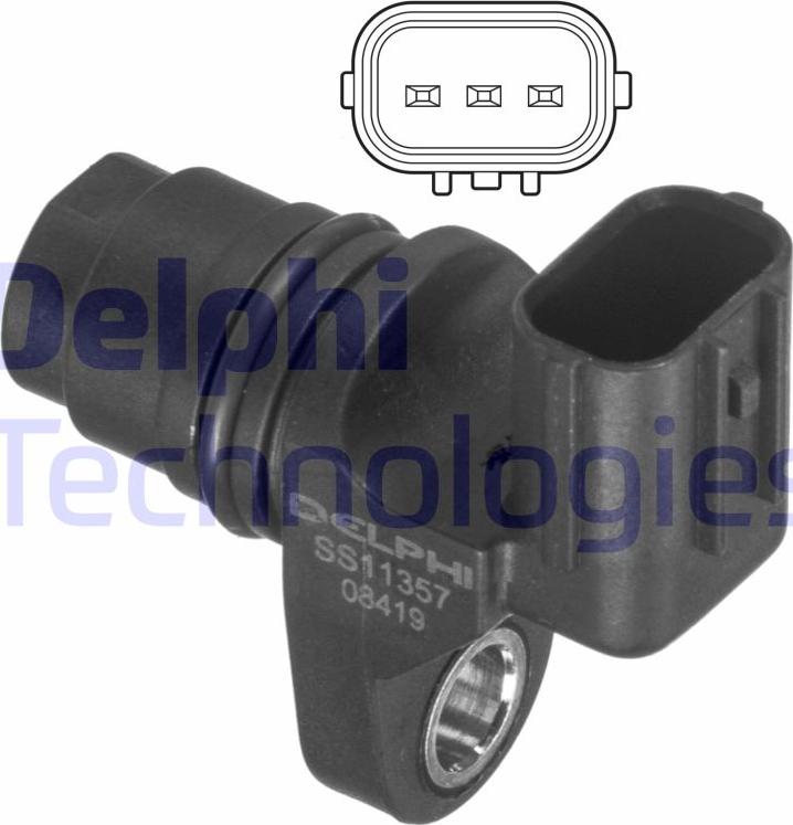 Delphi SS11357 - CZUJNIK POŁOŻENIA WAŁKA ROZRZ. HONDA CIVIC 2.0 06-