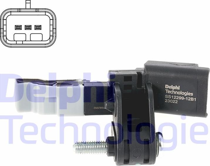 Delphi SS12299-12B1 - Czujnik położenia wału korbowego