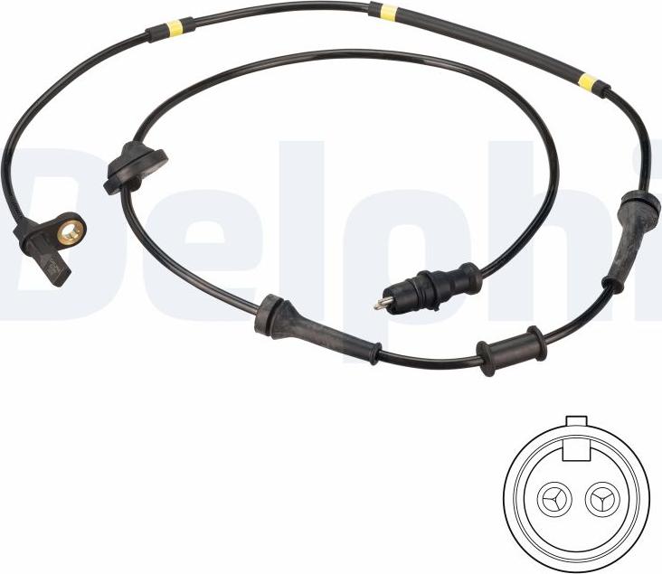 Delphi SS20481 - Czujnik prędkości koła ABS