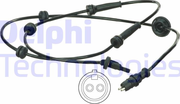 Delphi SS20483 - CZUJNIK ABS FIAT P. DOBLO PR.  01-
