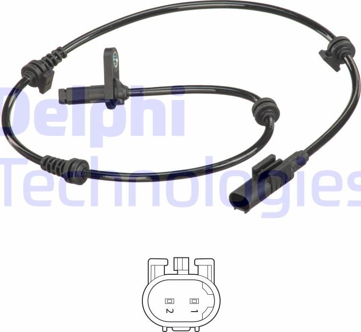 Delphi SS20552 — Czujnik, prędkość obrotowa koła