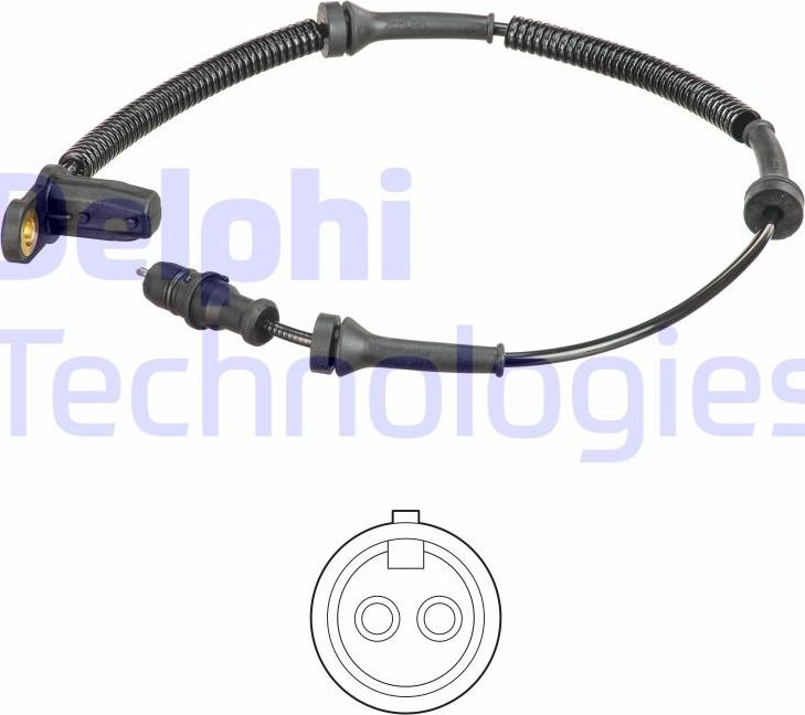 Delphi SS20574 — Czujnik, prędkość obrotowa koła