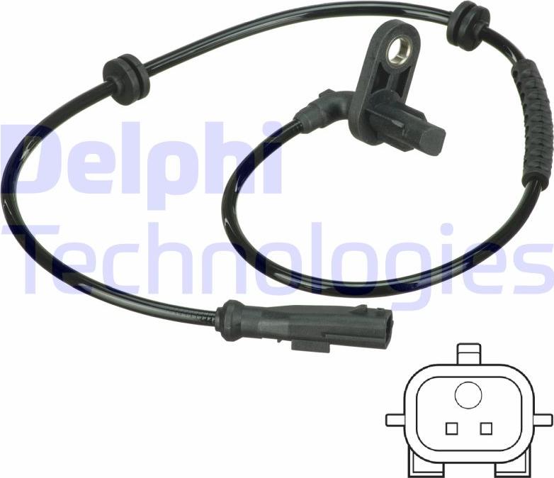 Delphi SS20600 — Czujnik, prędkość obrotowa koła
