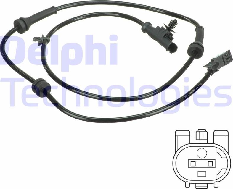 Delphi SS20616 - Czujnik prędkości koła ABS