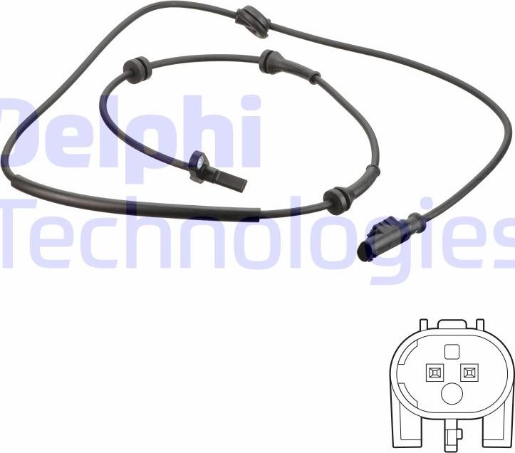 Delphi SS20639 - CZUJNIK ABS ALFA T. 156 00-