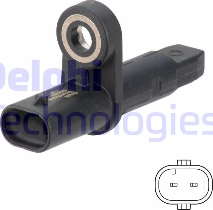 Delphi SS20801 — Czujnik, prędkość obrotowa koła