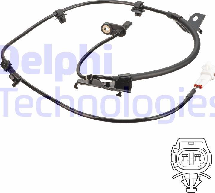 Delphi SS20821 - Czujnik prędkości koła ABS