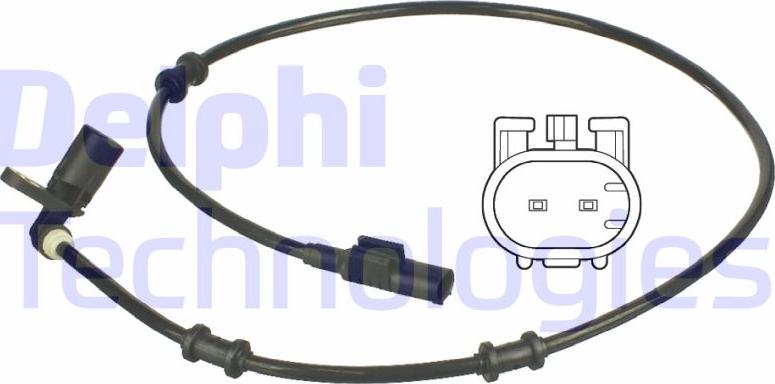 Delphi SS20341 — Czujnik, prędkość obrotowa koła
