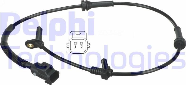Delphi SS20368 - CZUJNIK ABS LAND ROVER DISCOVERY 2.0 17-