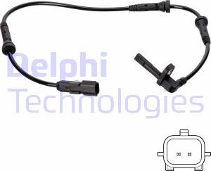 Delphi SS20750 — Czujnik, prędkość obrotowa koła