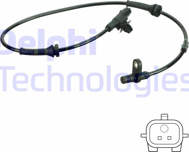 Delphi SS20777 - Czujnik prędkości koła ABS