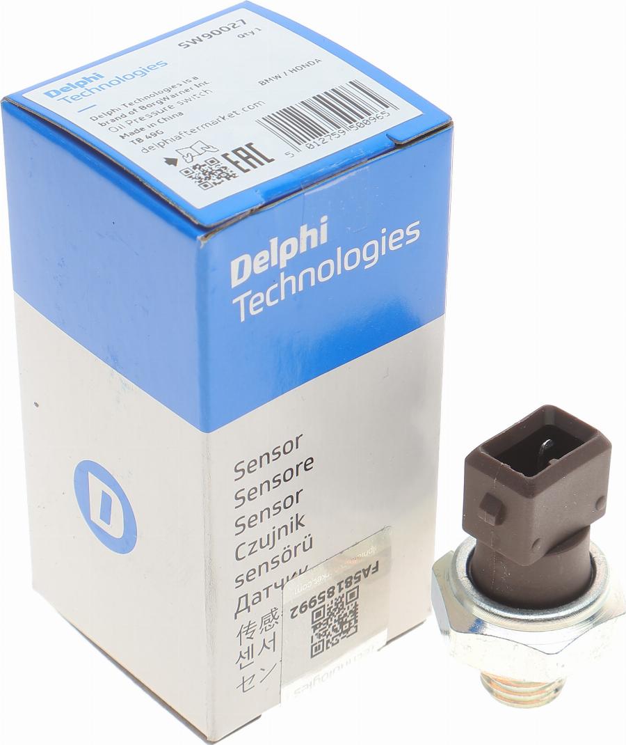 Delphi SW90027 — Czujnik, ciśnienie oleju