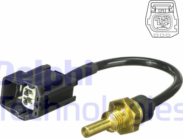 Delphi TS10493 - Czujnik temperatury płynu chłodzącego