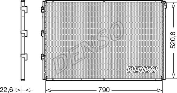 Denso DCN99078 - Skraplacz klimatyzacji
