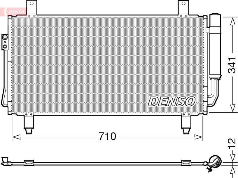 Denso DCN45006 - Skraplacz klimatyzacji