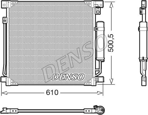 Denso DCN45013 — Skraplacz, klimatyzacja