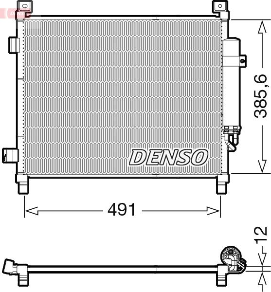 Denso DCN46031 — Skraplacz, klimatyzacja