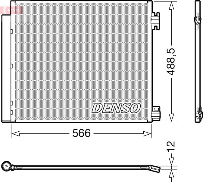 Denso DCN46026 — Skraplacz, klimatyzacja