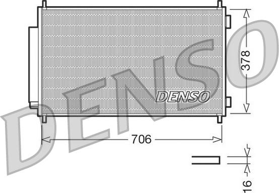 Denso DCN40002 — Skraplacz, klimatyzacja