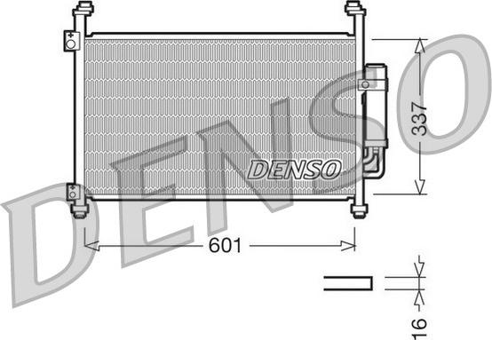 Denso DCN40007 — Skraplacz, klimatyzacja