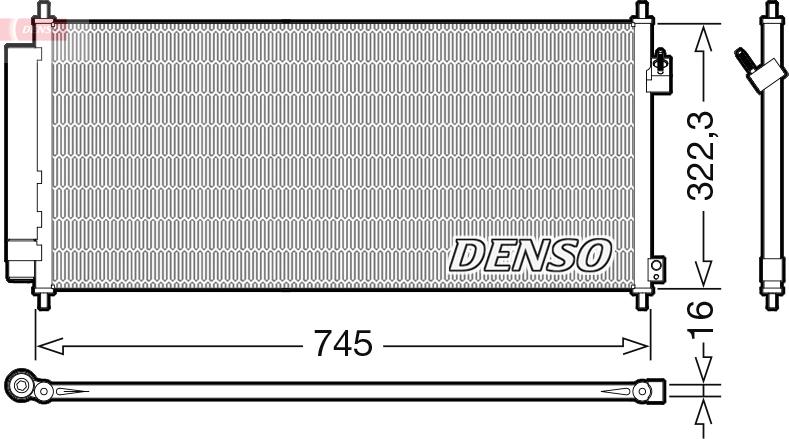 Denso DCN40026 — Skraplacz, klimatyzacja