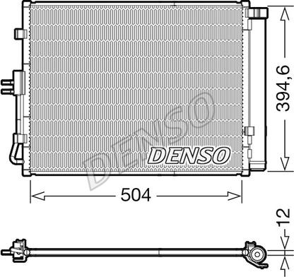 Denso DCN43005 — Skraplacz, klimatyzacja