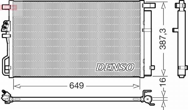 Denso DCN43017 - Skraplacz klimatyzacji