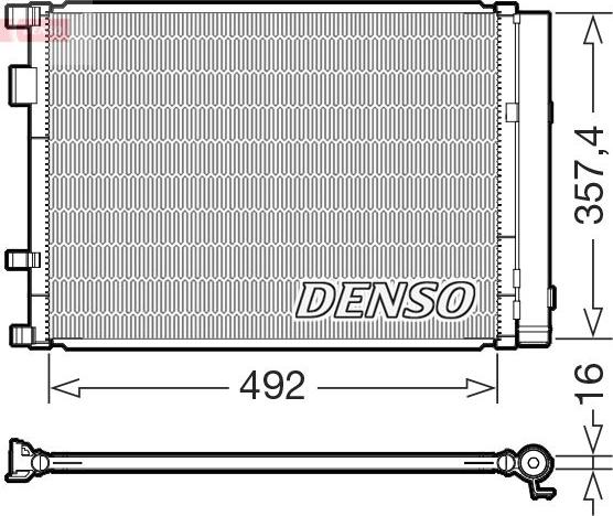 Denso DCN43020 — Skraplacz, klimatyzacja