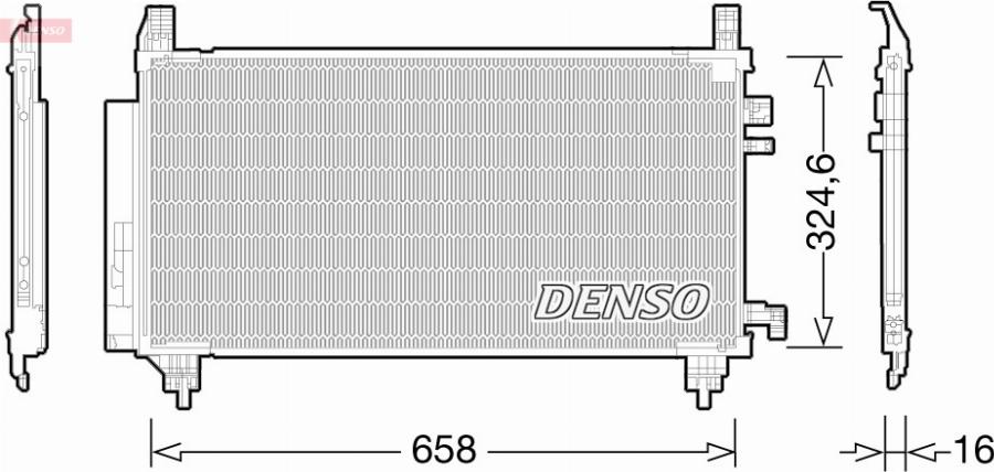 Denso DCN50046 — Skraplacz, klimatyzacja