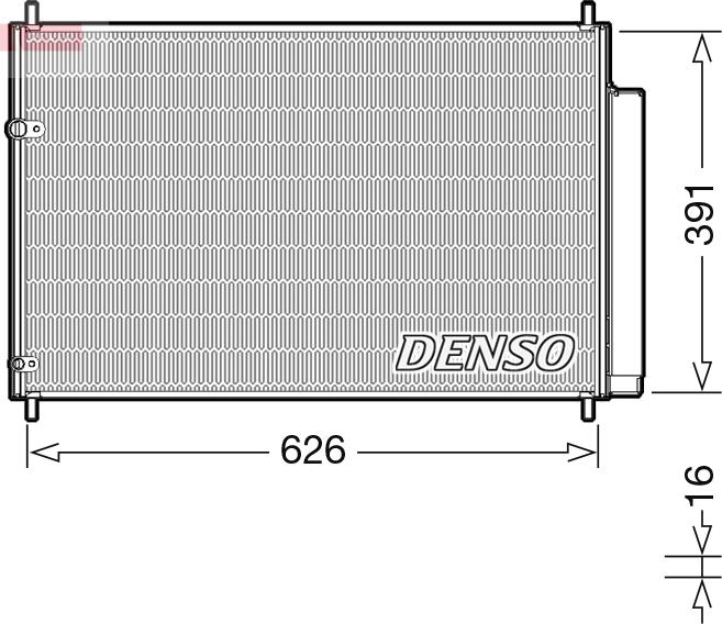 Denso DCN50041 — Skraplacz, klimatyzacja