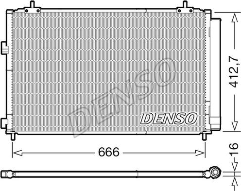 Denso DCN50059 — Skraplacz, klimatyzacja