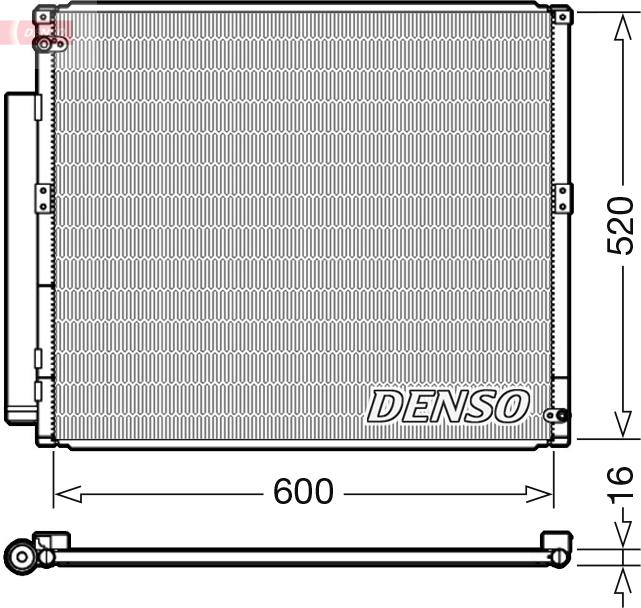 Denso DCN50051 — Skraplacz, klimatyzacja
